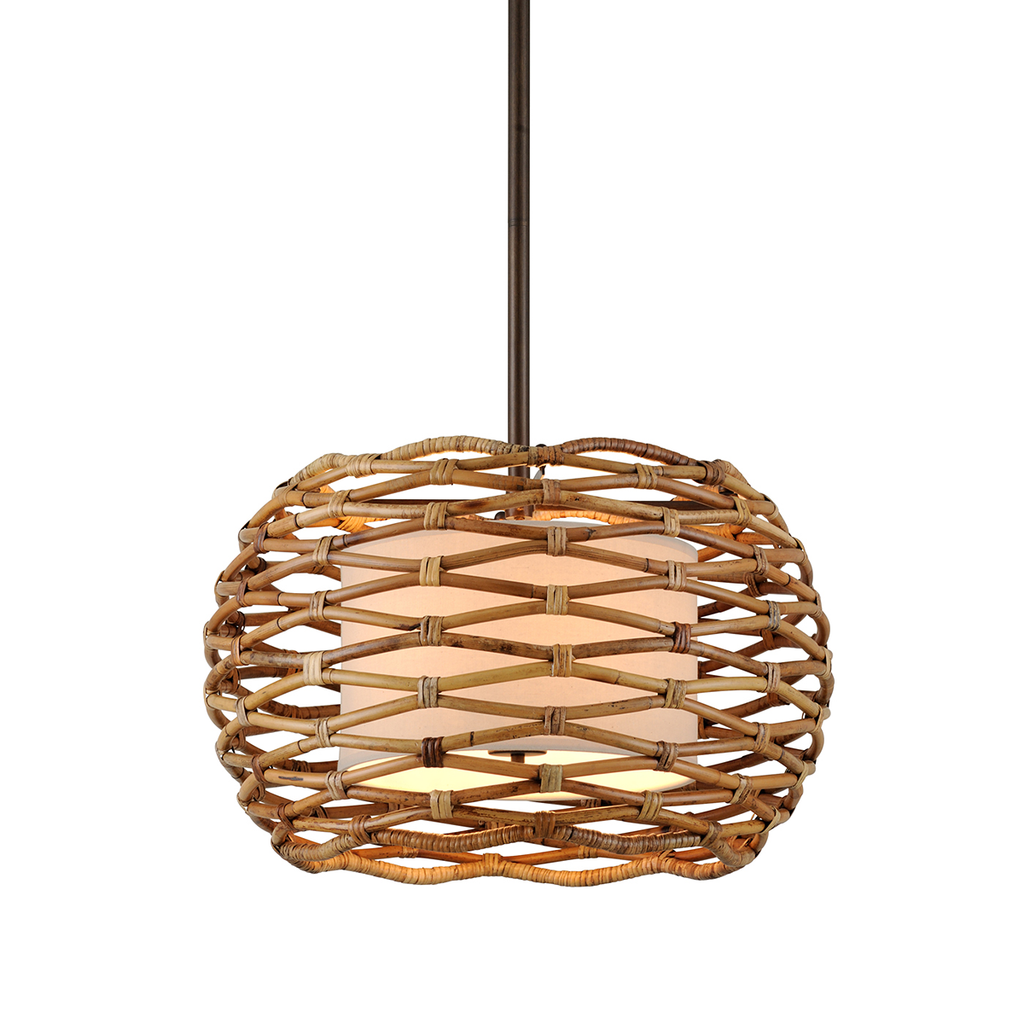Troy Balboa 6 Light Pendant Light in Bronze