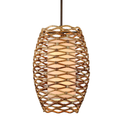 Troy Balboa Large 6 Light Pendant Light in Bronze