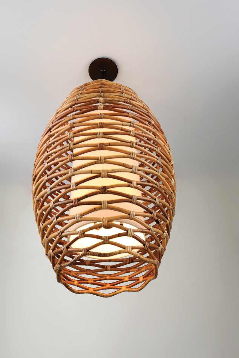 Troy Balboa Large 8 Light Pendant Light in Bronze