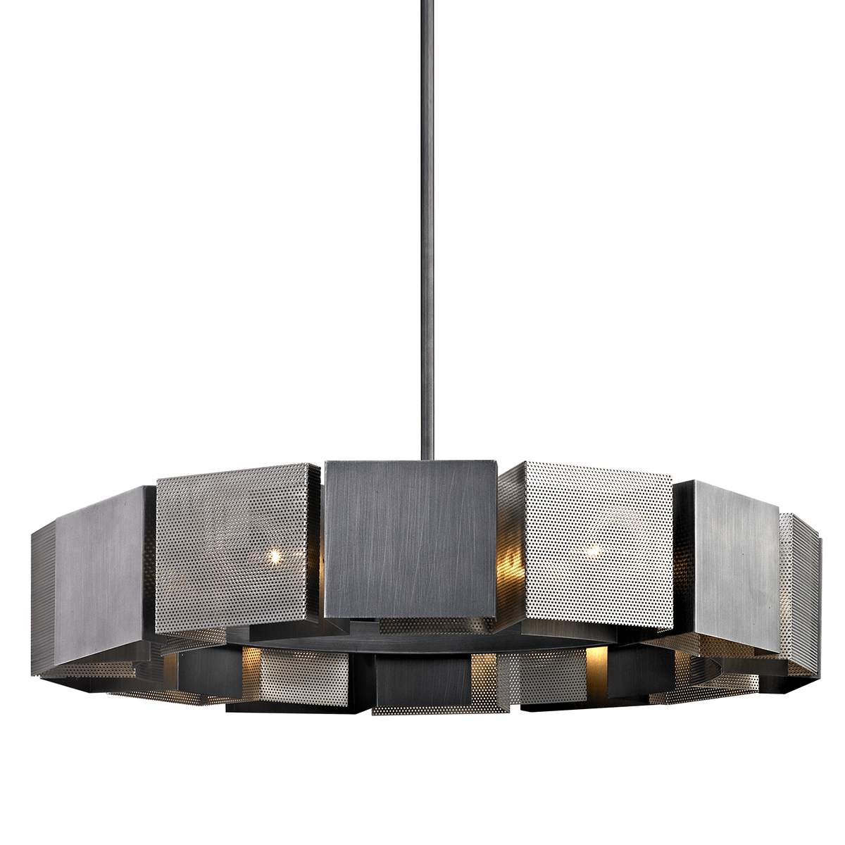 Troy Impression Large Pendant Light in Graphite