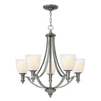 Hinkley Truman 5 Light Ceiling Light in Antique Nickel