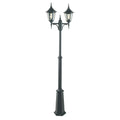 Norlys Valencia 2 Light Outdoor Post in Black