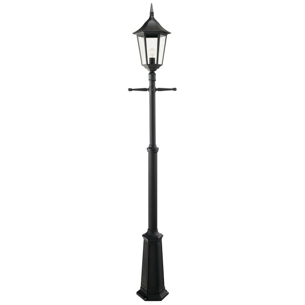 Norlys Valencia Grande 1 Light Outdoor Post in Black