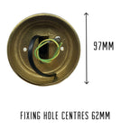 Navigator Tiller Wall Lantern in Solid Brass