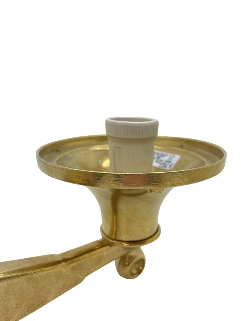 Navigator Tiller Wall Lantern in Solid Brass