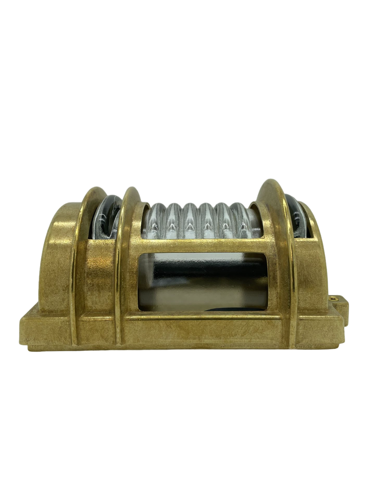 Navigator Cargo Wall Light in Solid Brass