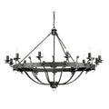 Elstead Windsor 12 Light Chandelier in Graphite