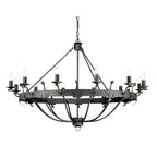 Elstead Windsor 12 Light Chandelier in Graphite