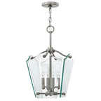 Hinkley Wingate Small 4 Light Pendant Light in Polished Antique Nickel
