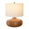 Elstead Woodside Table Lamp in Vintage Caramel Ceramic