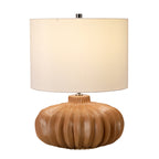 Elstead Woodside Table Lamp in Vintage Caramel Ceramic