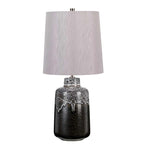 Elstead Woolwich Table Lamp in Ceramic with Textured Graphite & White Glaze