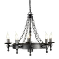Elstead Warwick 5 Light Ceiling Light in Graphite