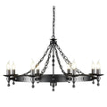 Elstead Warwick 8 Light Ceiling Light in Graphite