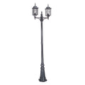 Elstead Wexford Outdoor Lamp Post in Black Silver