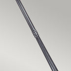 Elstead Wexford Outdoor Lamp Post in Black Silver