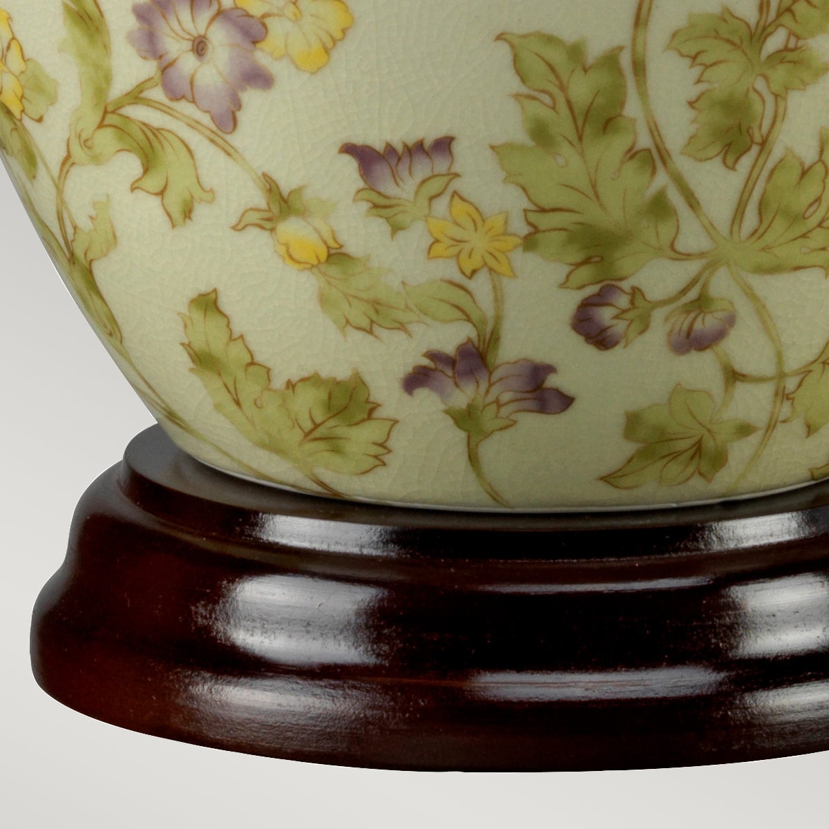 Elstead Yellow Flowers Table Lamp